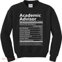 Academic Advisor Nutritional And Undeniable Kids Sweatshirt thumb 0