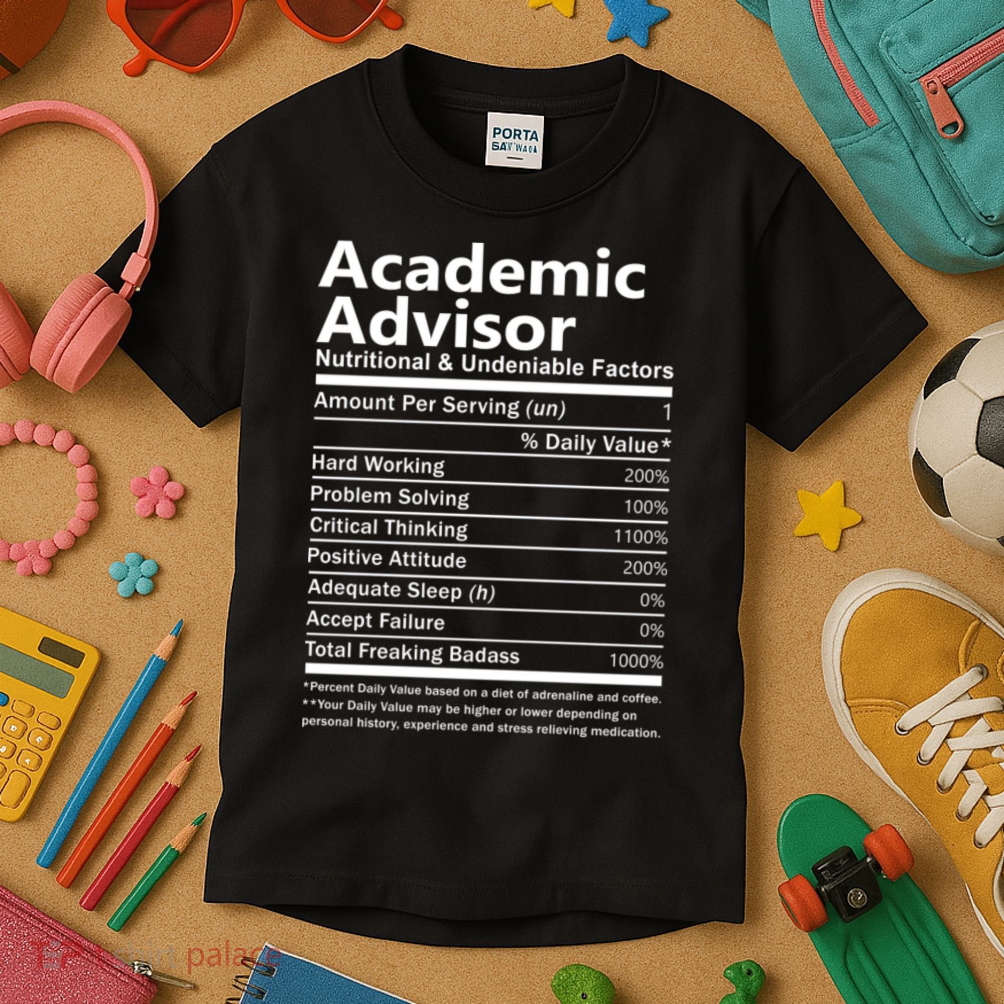 Academic Advisor Nutritional And Undeniable Kids T-Shirt