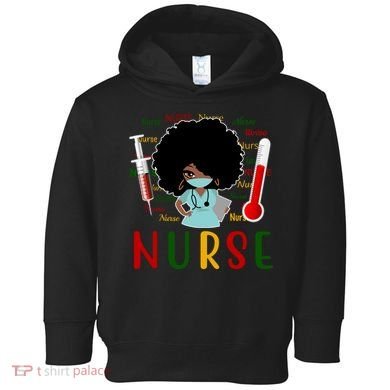 African American Nurse Toddler Hoodie