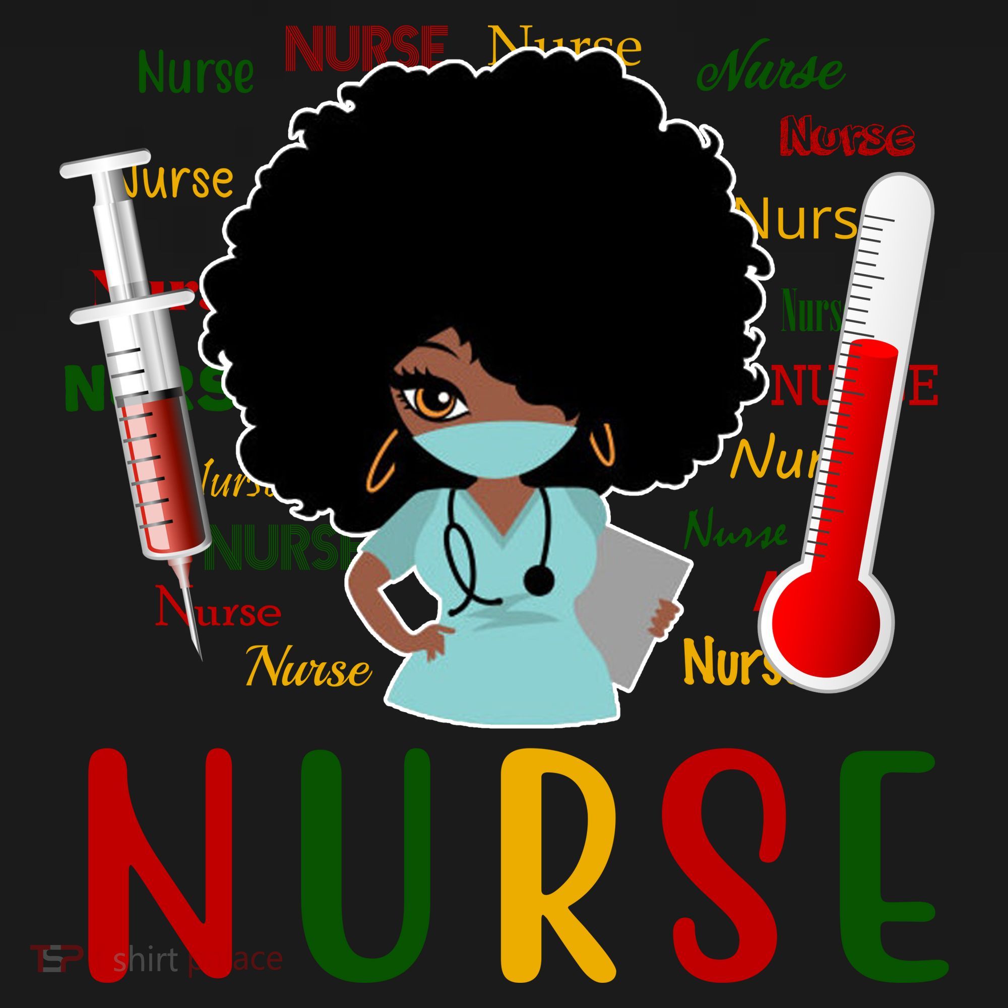African American Nurse Tote Bag