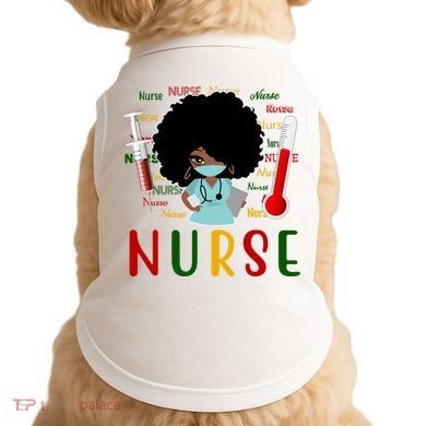 African American Nurse Doggie Tank