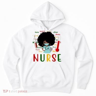 African American Nurse Hoodie