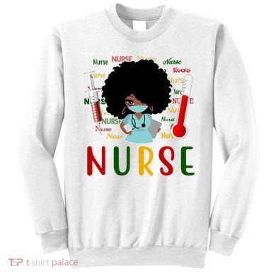 African American Nurse Sweatshirt