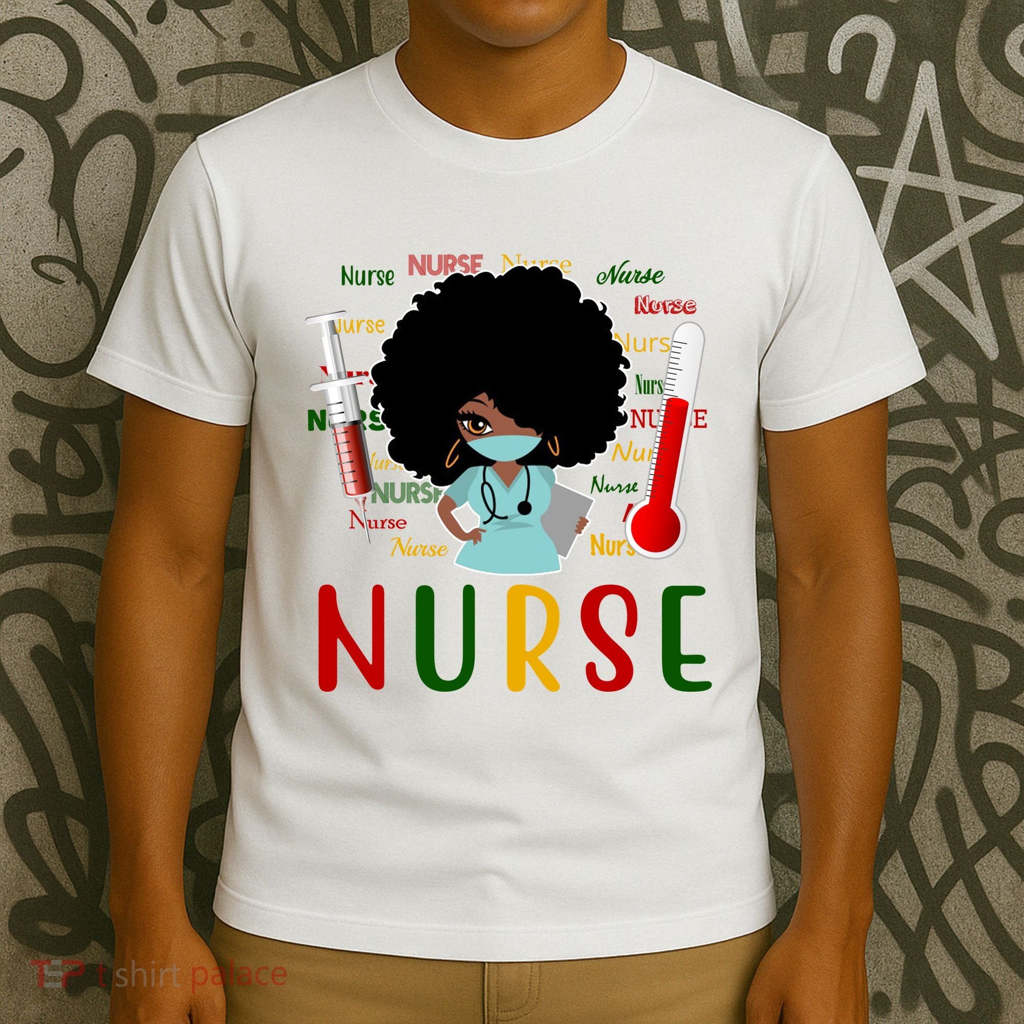 African American Nurse T-Shirt
