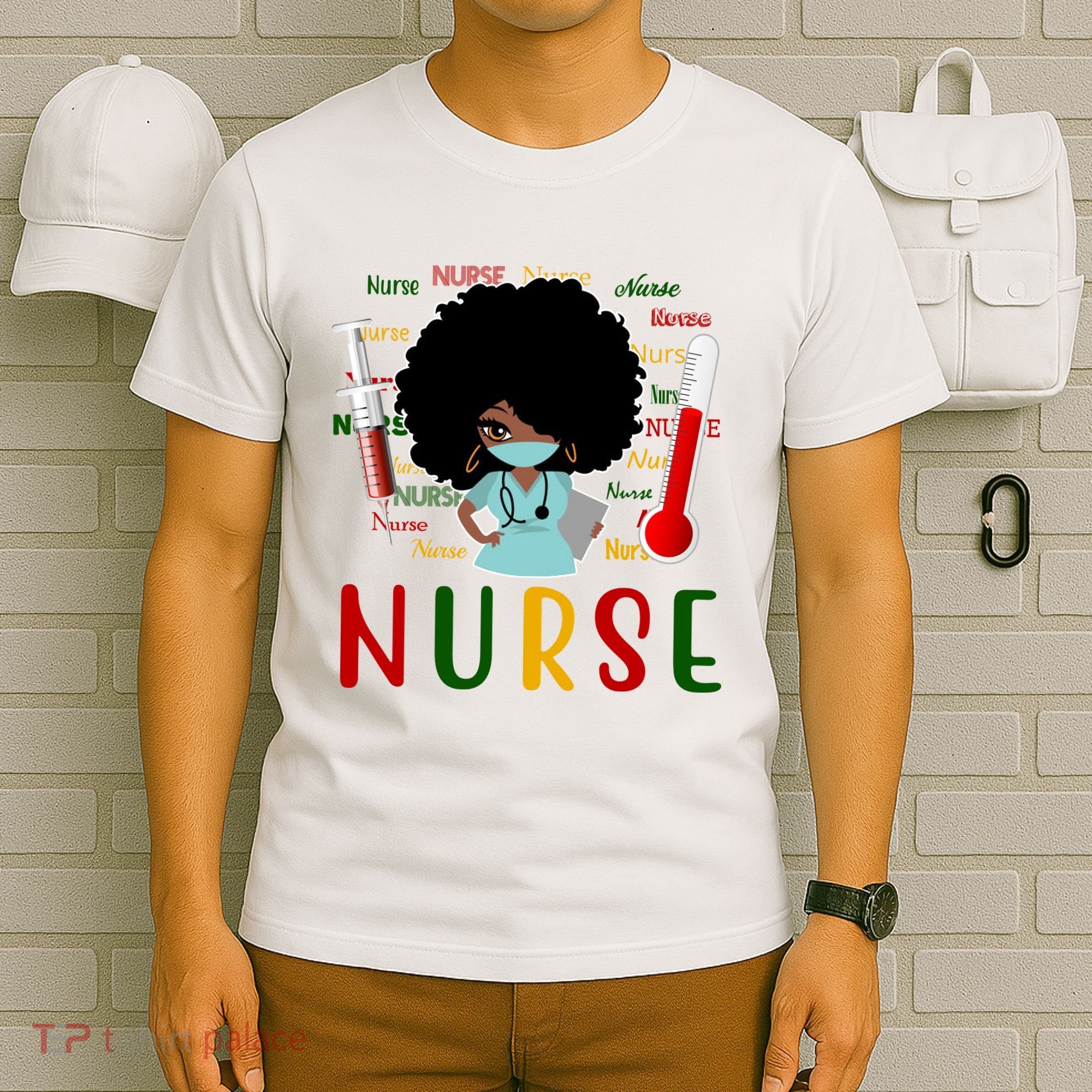 African American Nurse T-Shirt