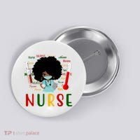 African American Nurse Button thumb 0