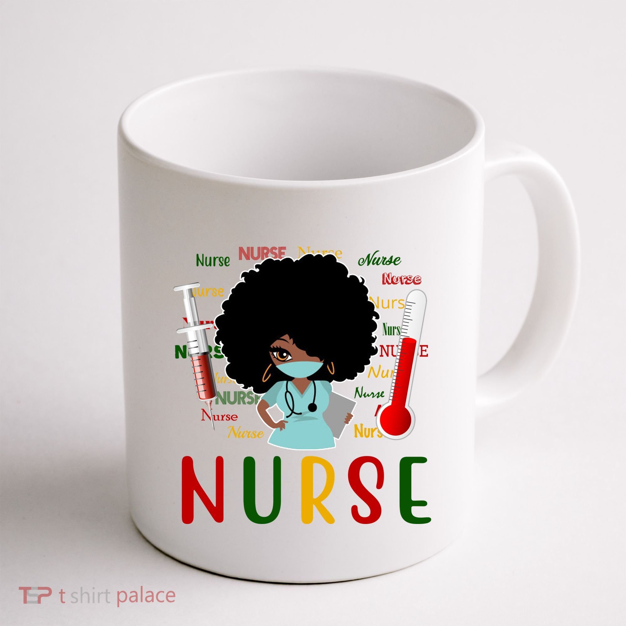 African American Nurse Coffee Mug