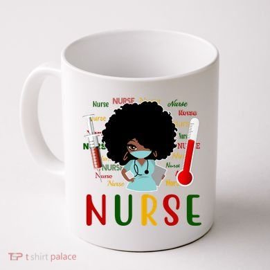 African American Nurse Coffee Mug