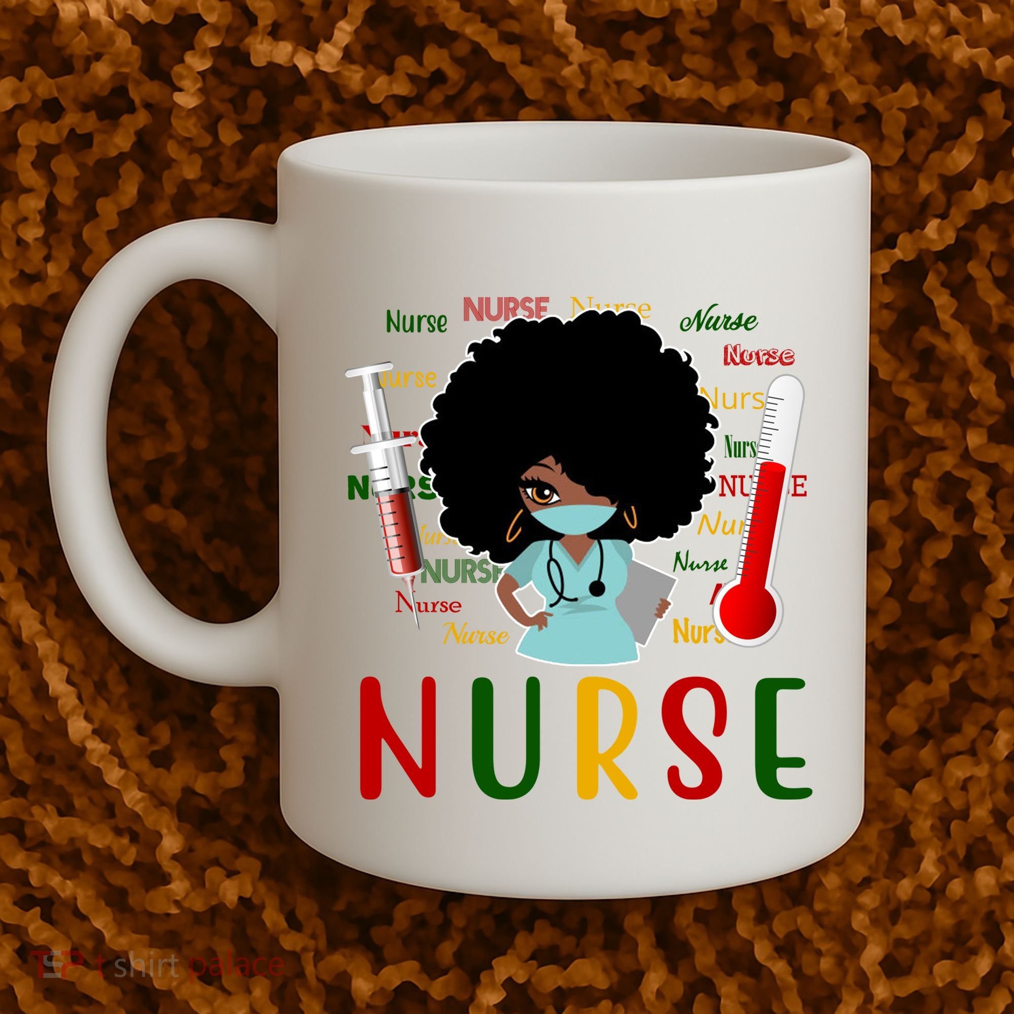 African American Nurse Coffee Mug