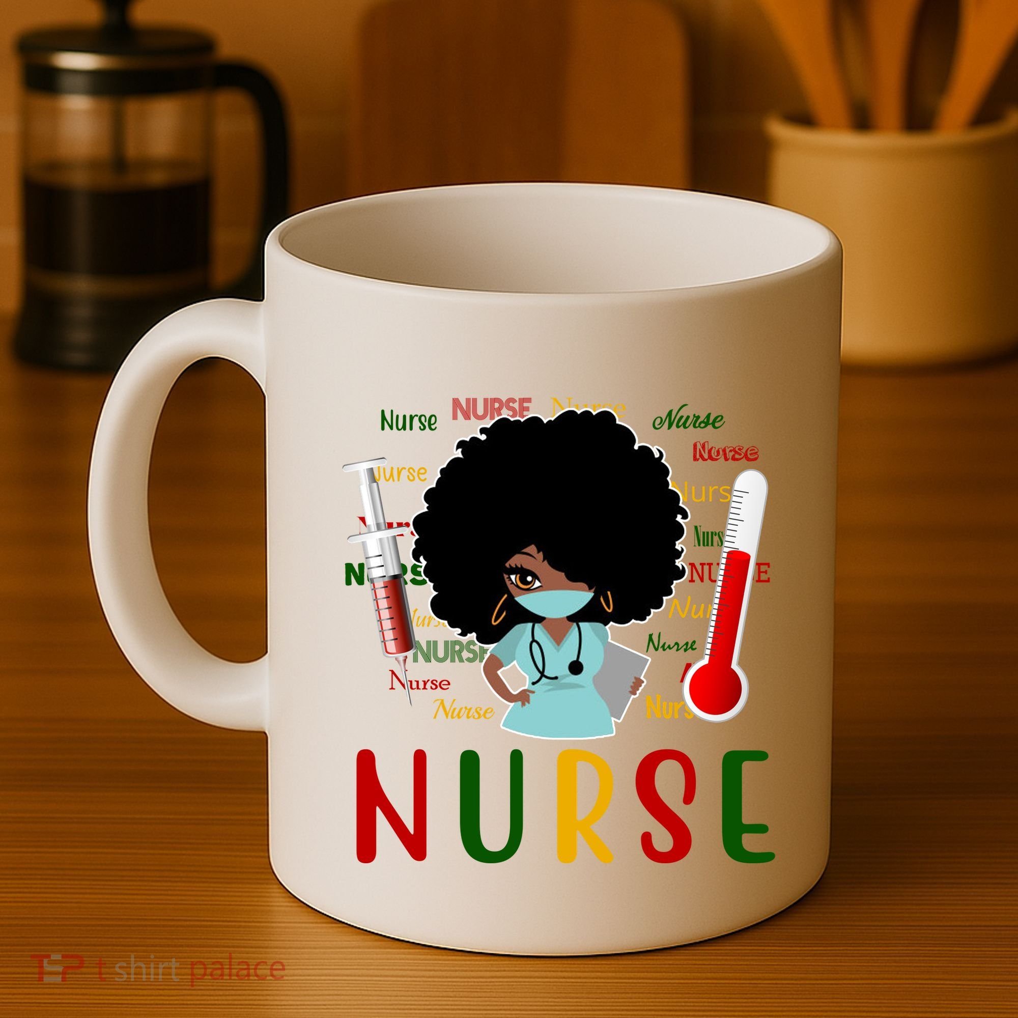 African American Nurse Coffee Mug