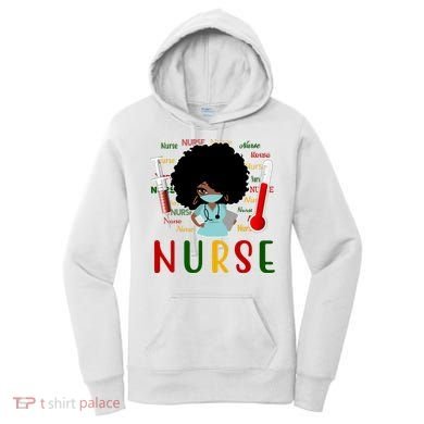 African American Nurse Women's Hoodie