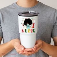 African American Nurse Tumbler thumb 2