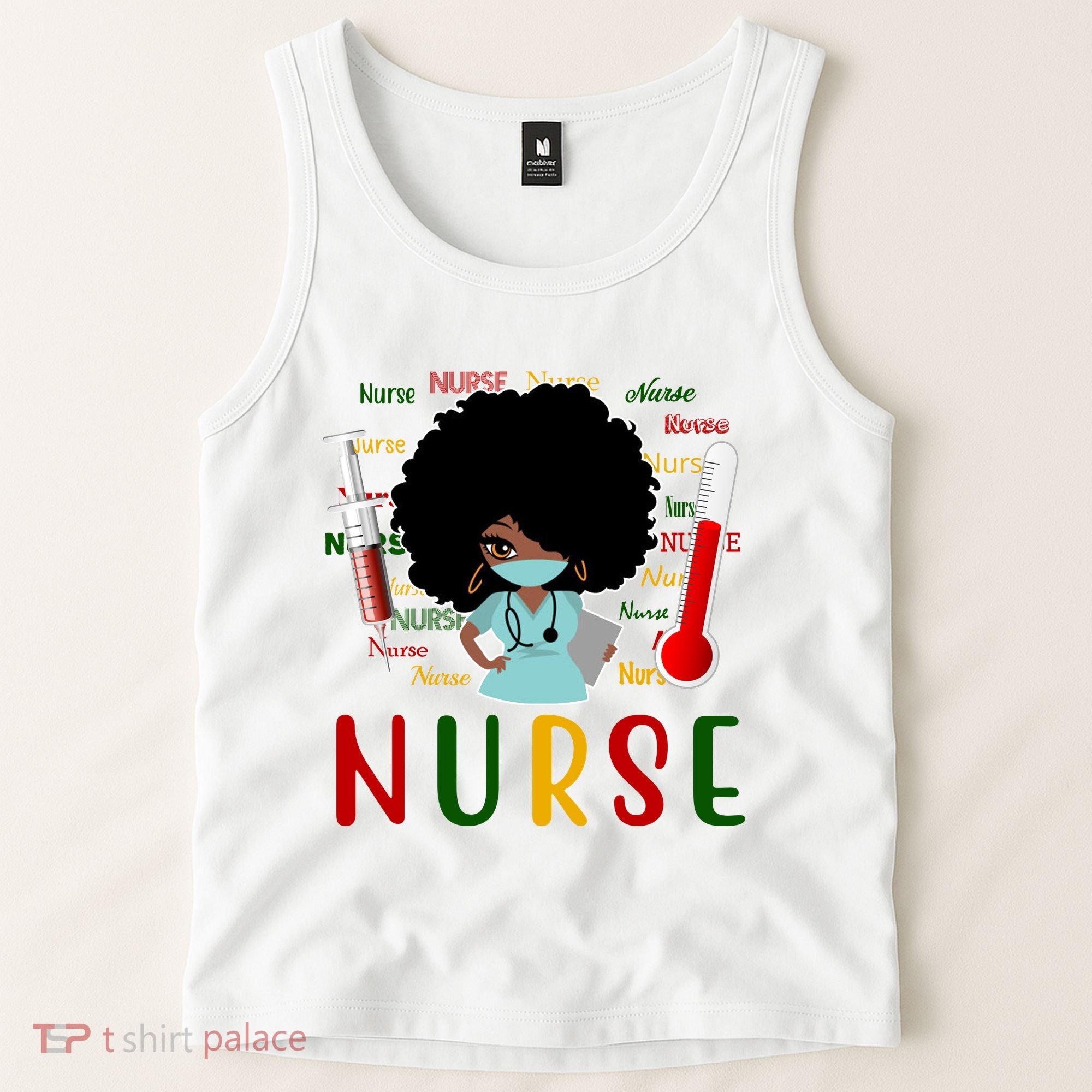 African American Nurse Tank Top