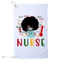African American Nurse Golf Towel thumb 0