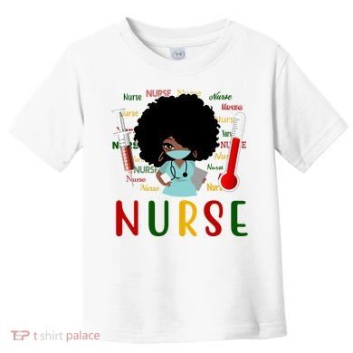 African American Nurse Toddler T-Shirt