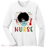 African American Nurse Women's Long Sleeve Shirt thumb 0