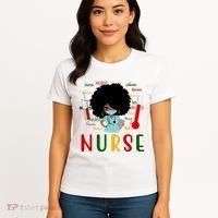African American Nurse Women's T-Shirt thumb 4