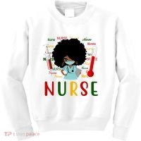 African American Nurse Kids Sweatshirt thumb 0