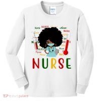 African American Nurse Kids Long Sleeve Shirt thumb 0