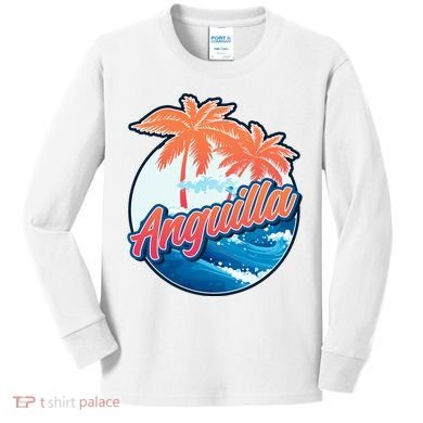 Anguilla Kids Long Sleeve Shirt