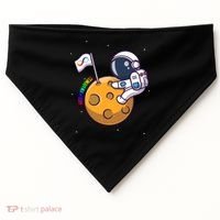 Autism Awareness Neurodiversity Astronaut USA-Made Doggie Bandana thumb 0