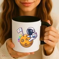 Autism Awareness Neurodiversity Astronaut Coffee Mug thumb 3