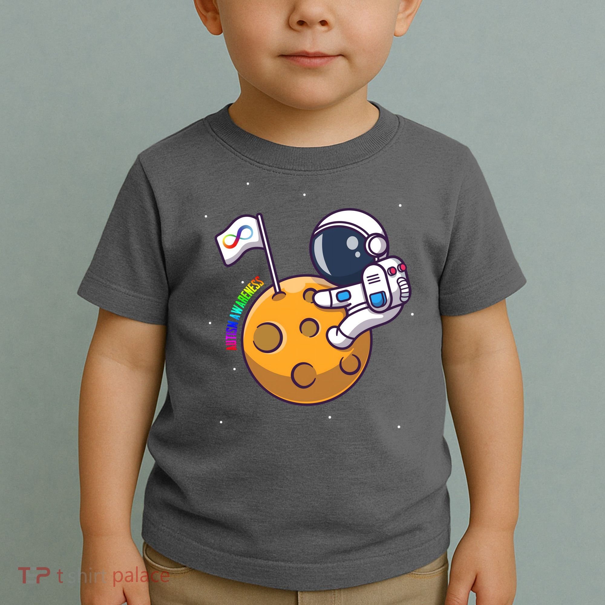 Autism Awareness Neurodiversity Astronaut Toddler T-Shirt