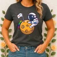 Autism Awareness Neurodiversity Astronaut Women's T-Shirt thumb 2