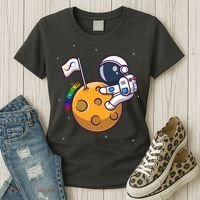 Autism Awareness Neurodiversity Astronaut Women's T-Shirt thumb 3