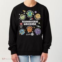 Autism Awareness Neurodiverse Universe Neurodiversity Women's Sweatshirt thumb 0