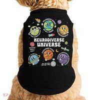 Autism Awareness Neurodiverse Universe Neurodiversity Doggie Tank thumb 0