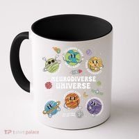 Autism Awareness Neurodiverse Universe Neurodiversity Coffee Mug thumb 0