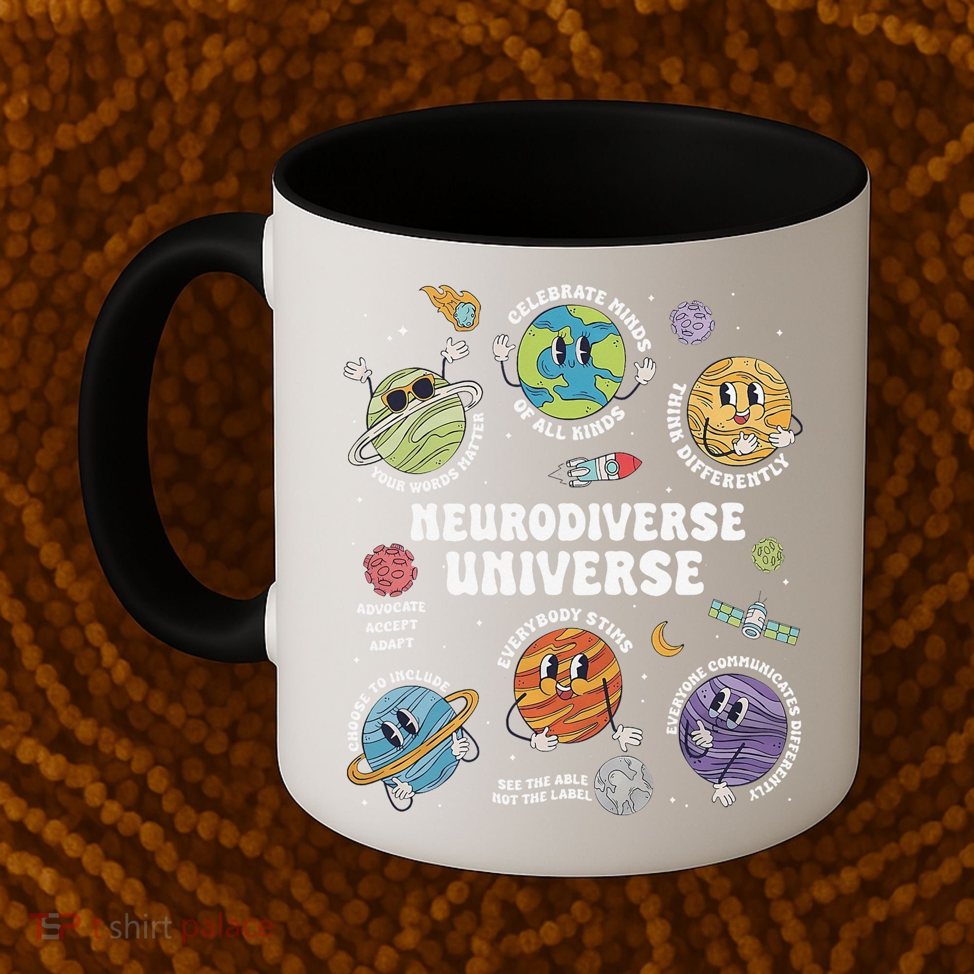 Autism Awareness Neurodiverse Universe Neurodiversity Coffee Mug