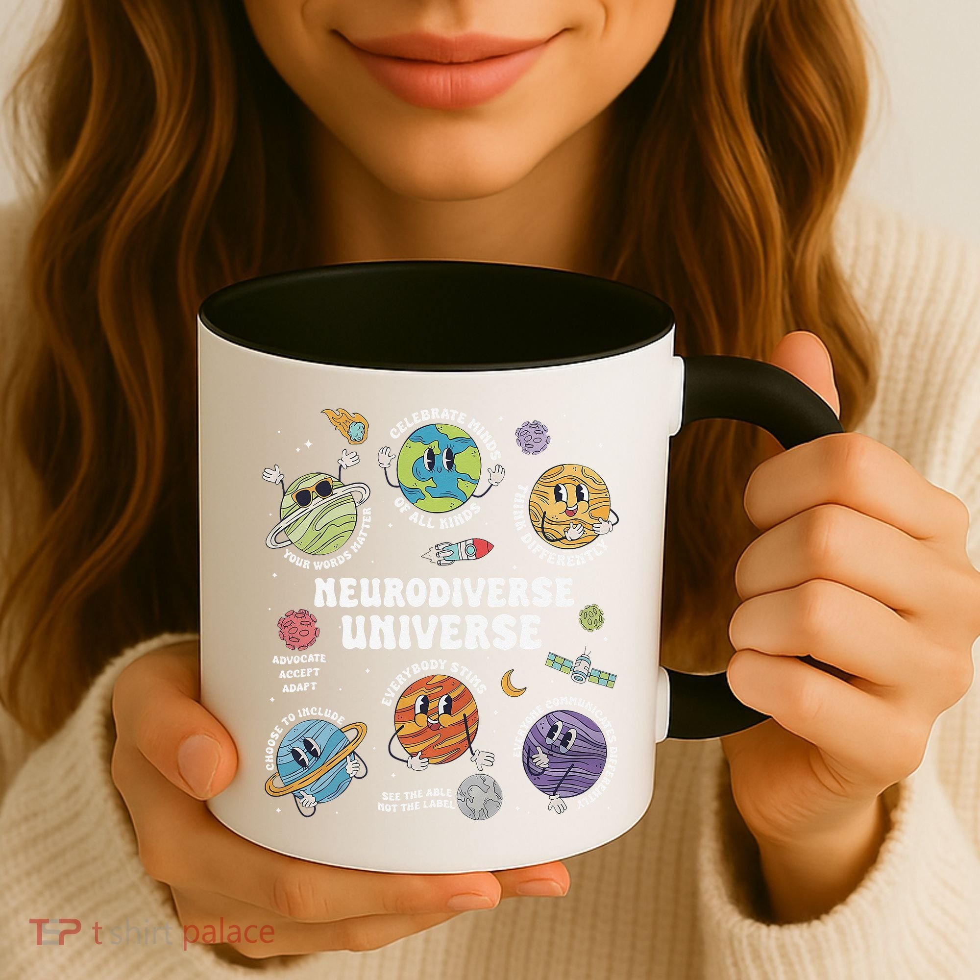 Autism Awareness Neurodiverse Universe Neurodiversity Coffee Mug
