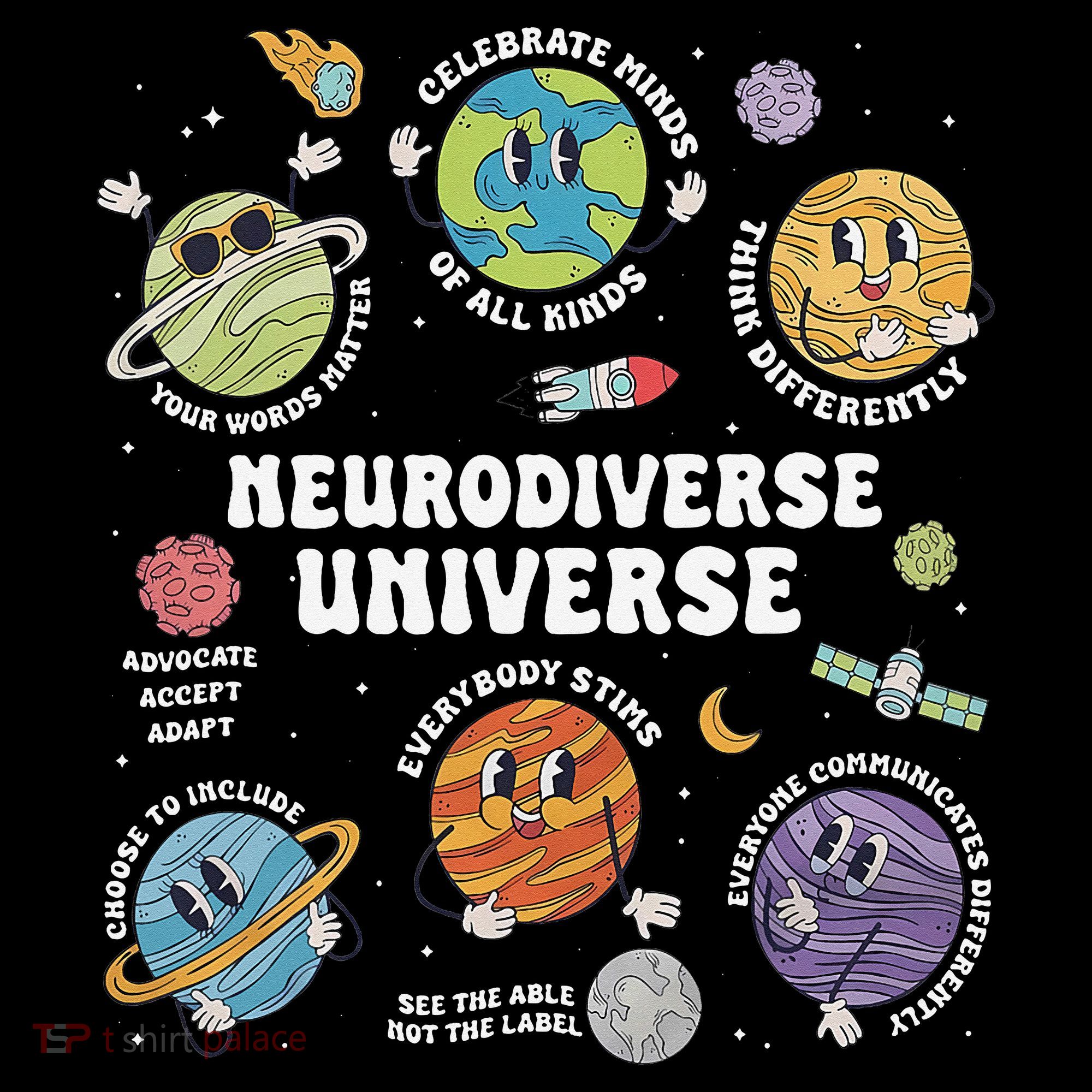 Autism Awareness Neurodiverse Universe Neurodiversity Coffee Mug