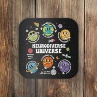 Autism Awareness Neurodiverse Universe Neurodiversity Coaster thumb 0