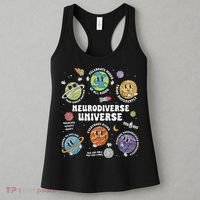 Autism Awareness Neurodiverse Universe Neurodiversity Women's Tank Top thumb 3