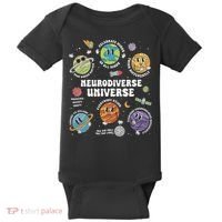 Autism Awareness Neurodiverse Universe Neurodiversity Baby Bodysuit thumb 0