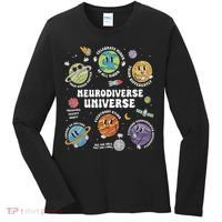 Autism Awareness Neurodiverse Universe Neurodiversity Women's Long Sleeve Shirt thumb 0