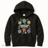 Autism Awareness Neurodiverse Universe Neurodiversity Kids Hoodie thumb 0