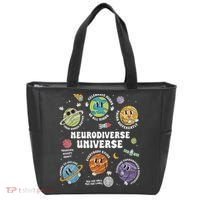 Autism Awareness Neurodiverse Universe Neurodiversity Tote Bag thumb 0
