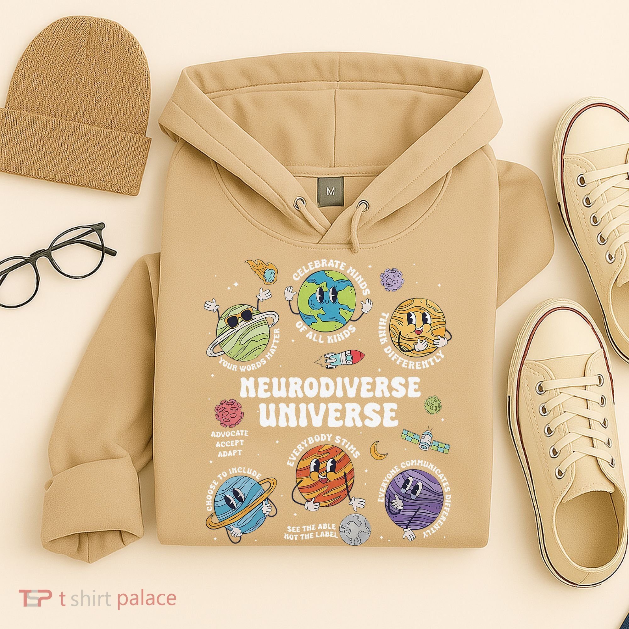Autism Awareness Neurodiverse Universe Neurodiversity Hoodie