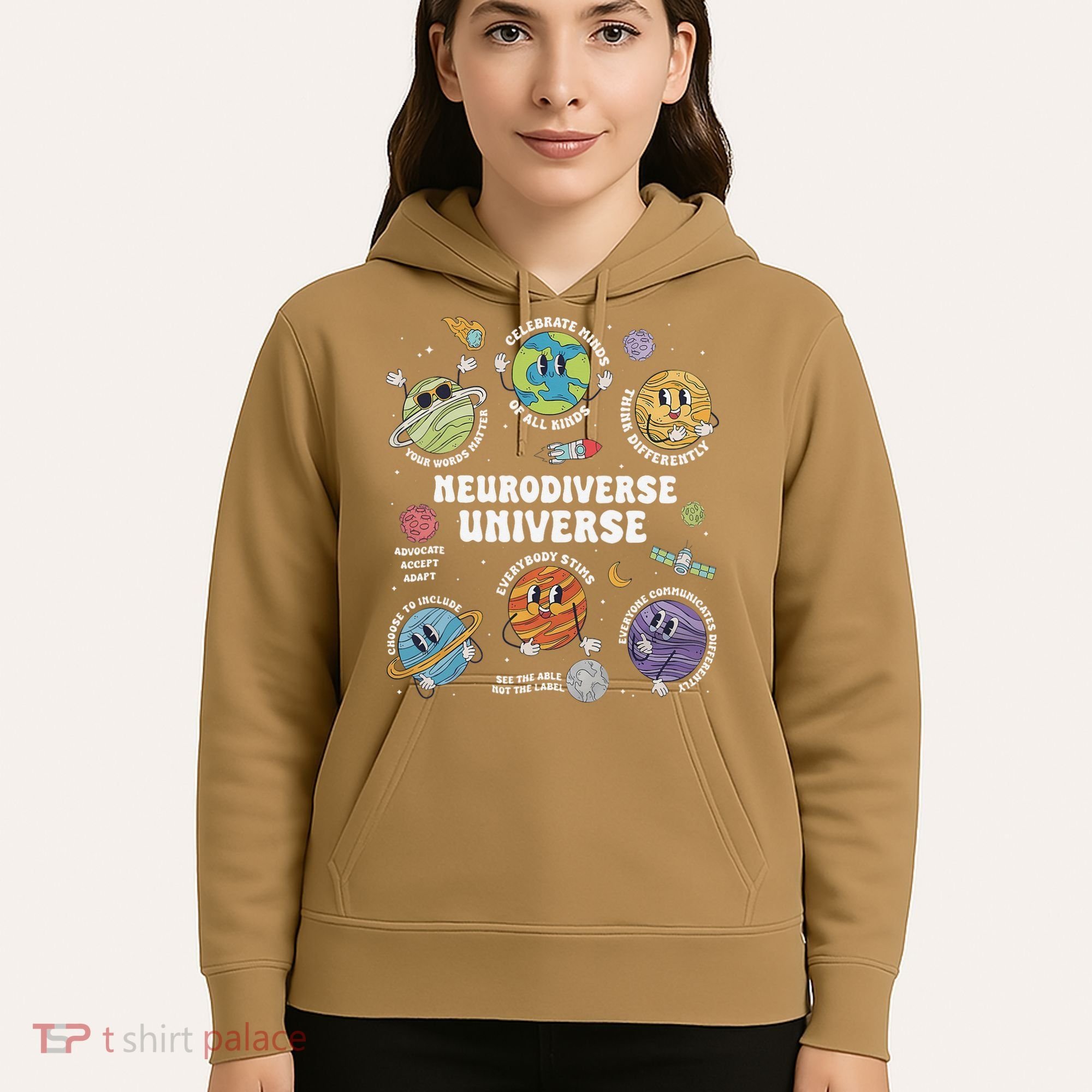 Autism Awareness Neurodiverse Universe Neurodiversity Hoodie