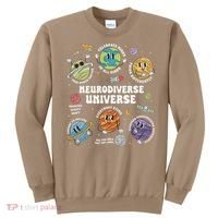 Autism Awareness Neurodiverse Universe Neurodiversity Sweatshirt thumb 0