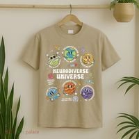 Autism Awareness Neurodiverse Universe Neurodiversity T-Shirt thumb 2