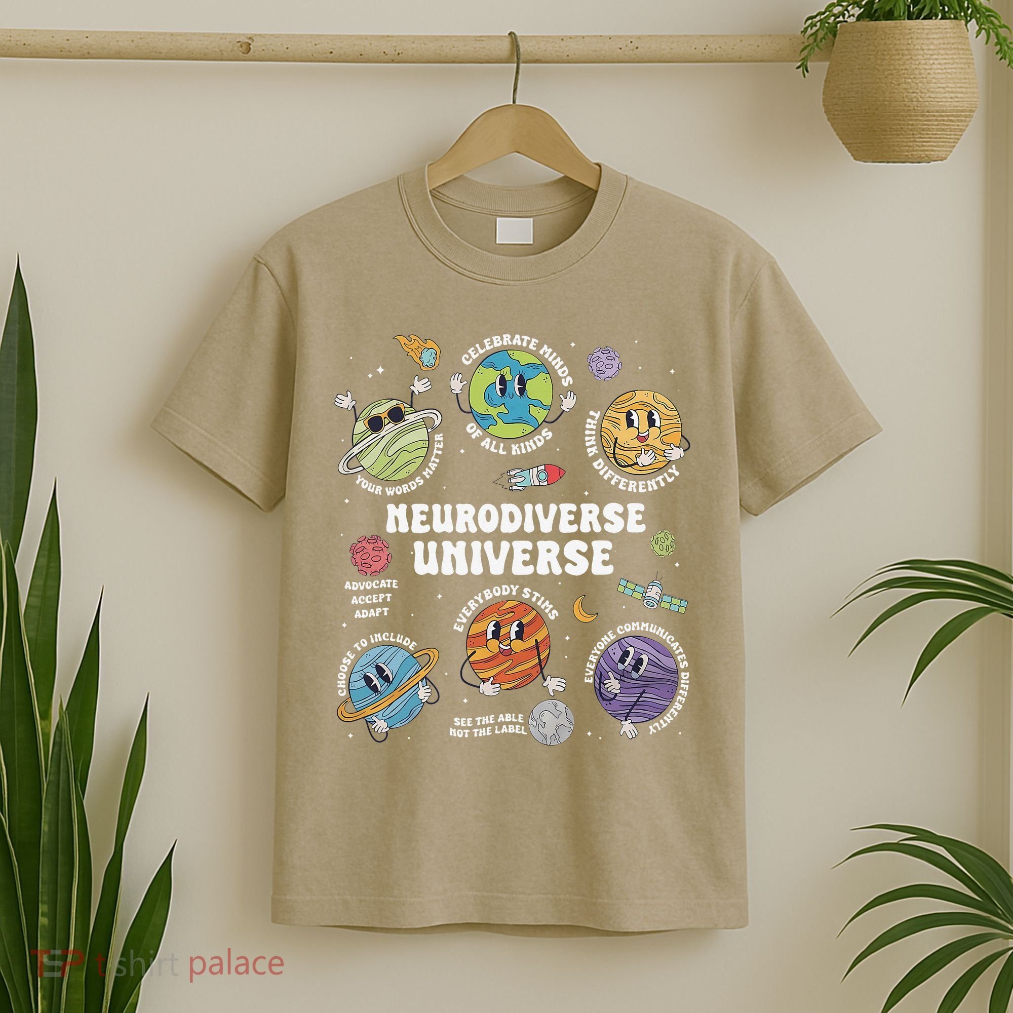 Autism Awareness Neurodiverse Universe Neurodiversity T-Shirt