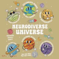 Autism Awareness Neurodiverse Universe Neurodiversity Mousepad thumb 1