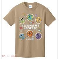 Autism Awareness Neurodiverse Universe Neurodiversity Kids T-Shirt thumb 0