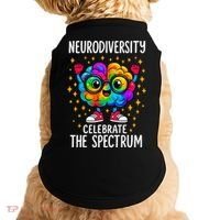 Autism Awareness Neurodiversity Celebrate The Spectrum Doggie Tank thumb 0