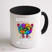 Autism Awareness Neurodiversity Celebrate The Spectrum Coffee Mug thumb 1